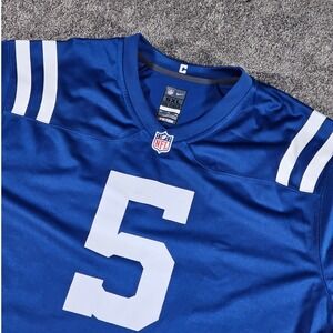 Nike IndianapolisColts Jersey Mens 5XL Blue NFL #5Richardson oversized Gorpcore